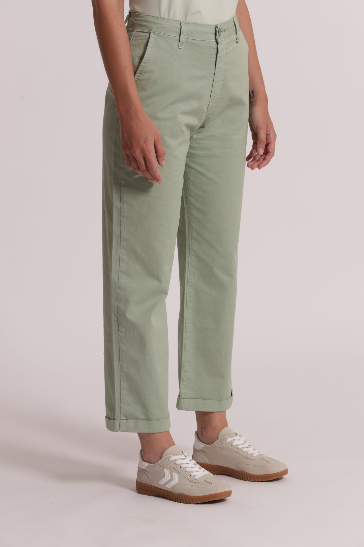 PANTALONE WIDE LEG IN BENGALINA