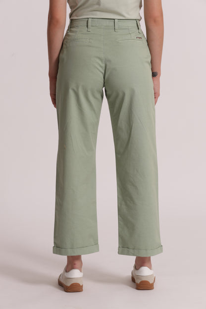 PANTALONE WIDE LEG IN BENGALINA