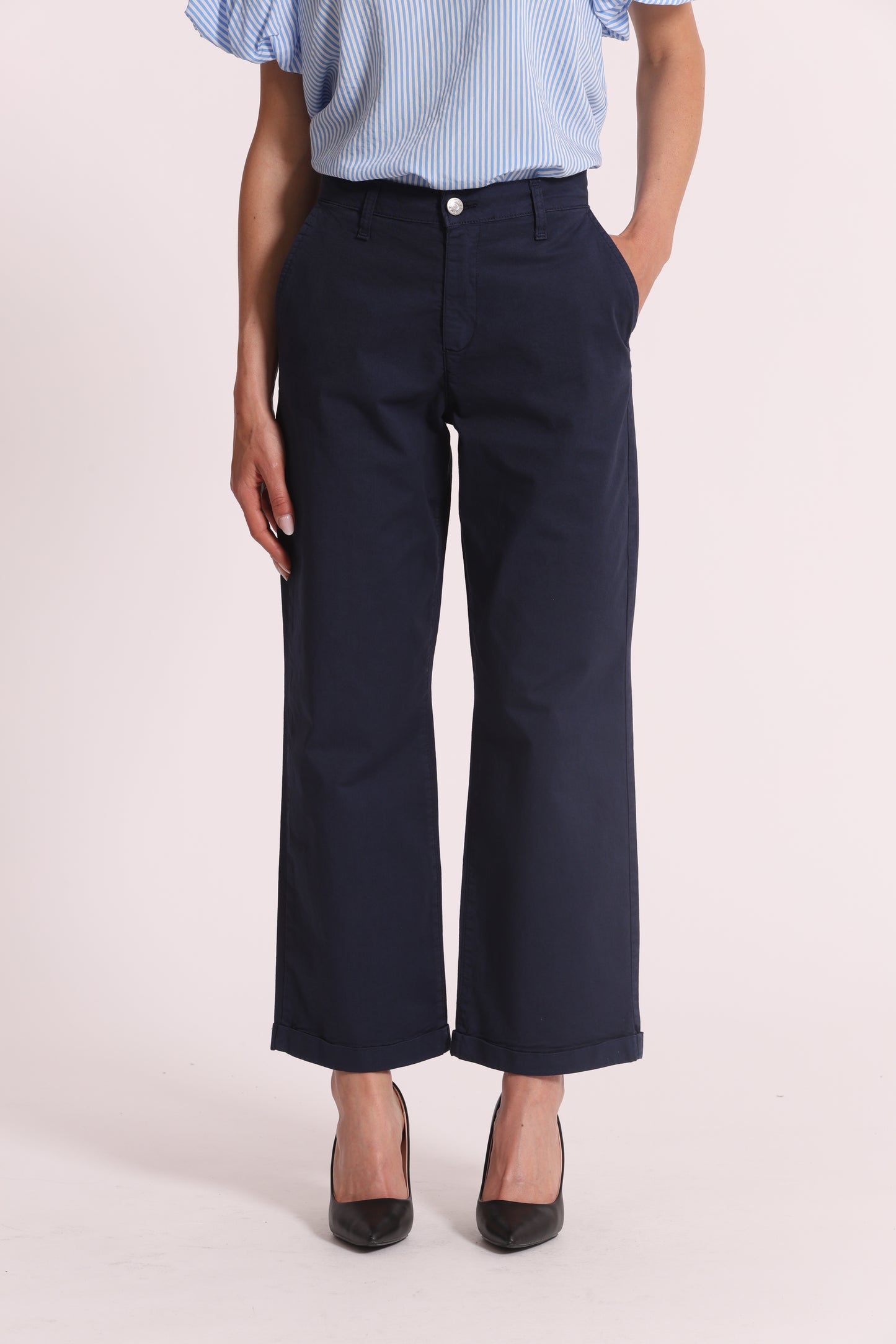 PANTALONE WIDE LEG IN BENGALINA