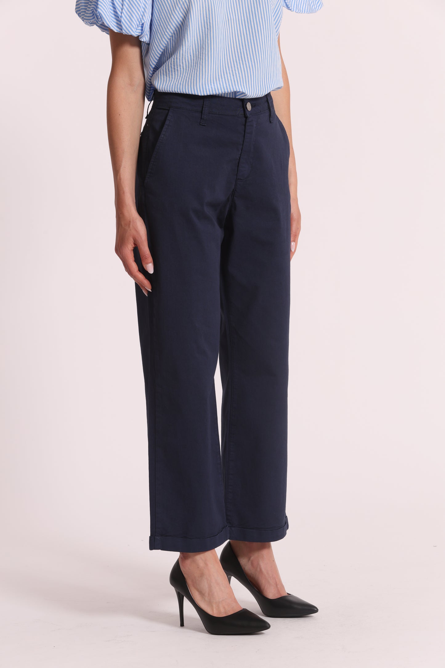 PANTALONE WIDE LEG IN BENGALINA