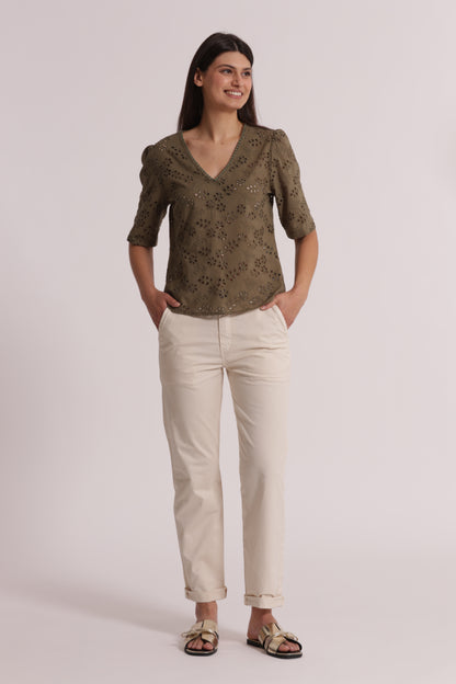 PANTALONE CHINOS IN BENGALINA