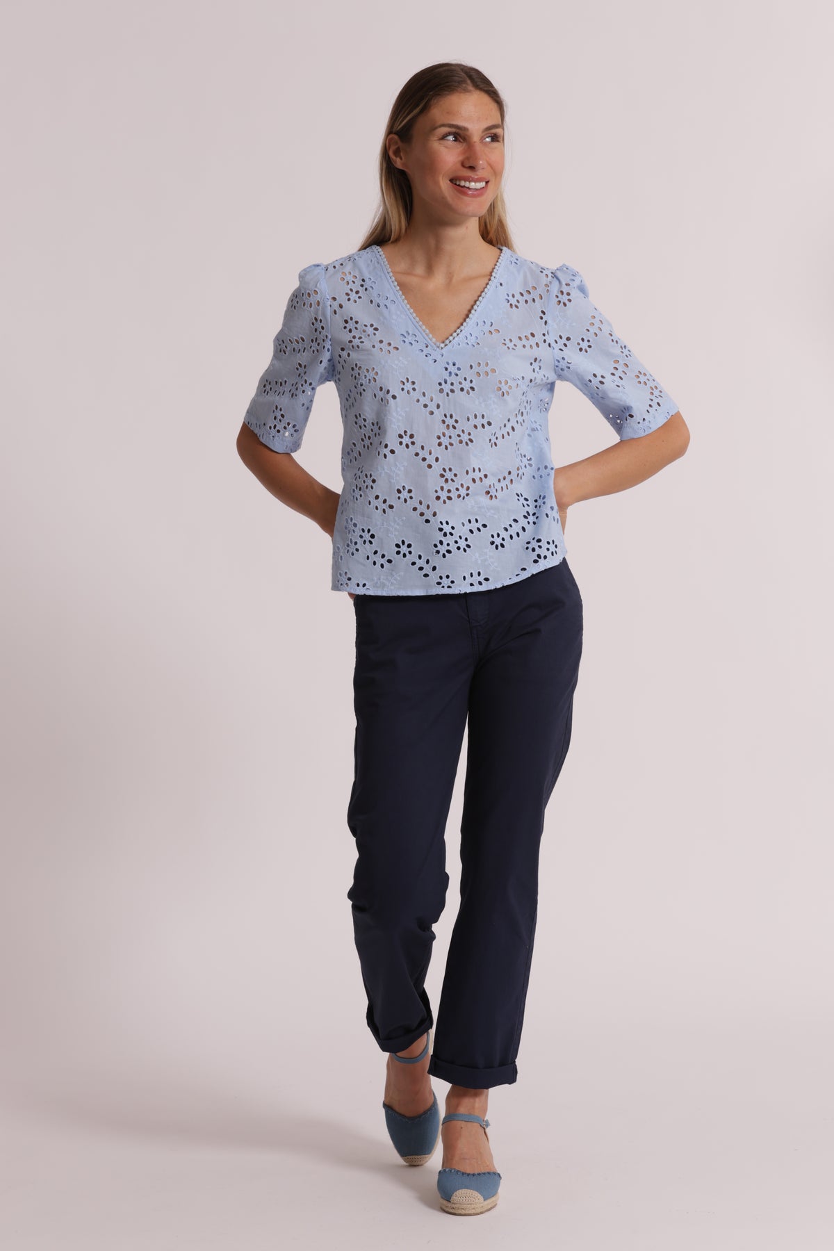 PANTALONE CHINOS IN BENGALINA