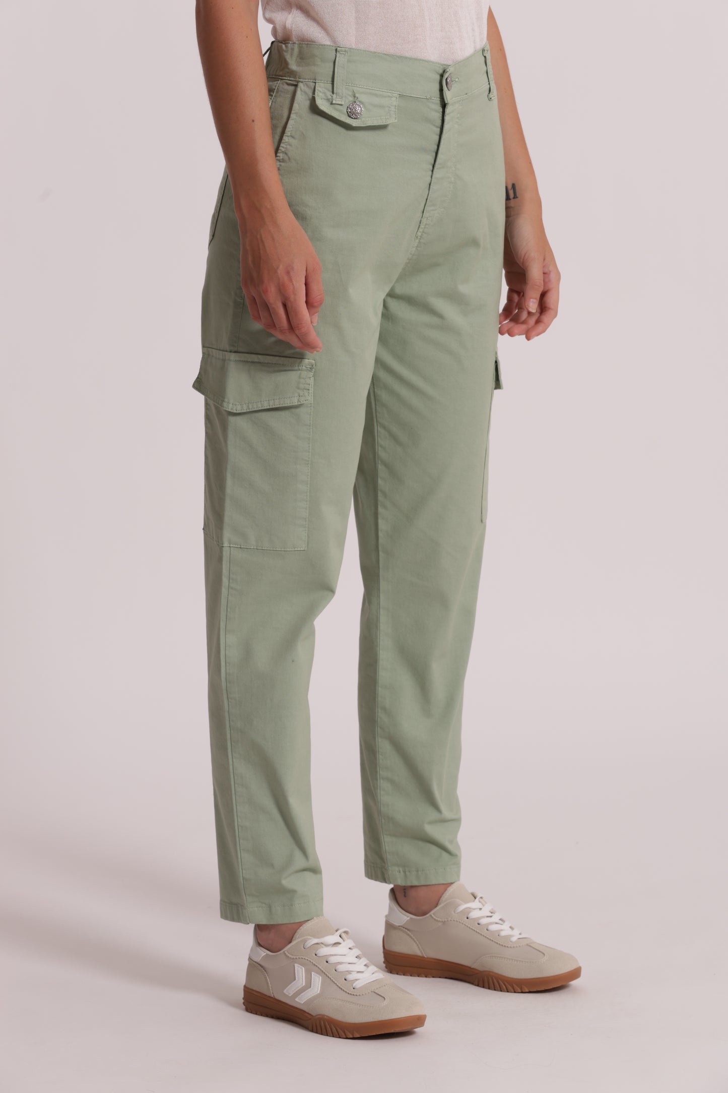 PANTALONE TASCONI IN BENGALINA