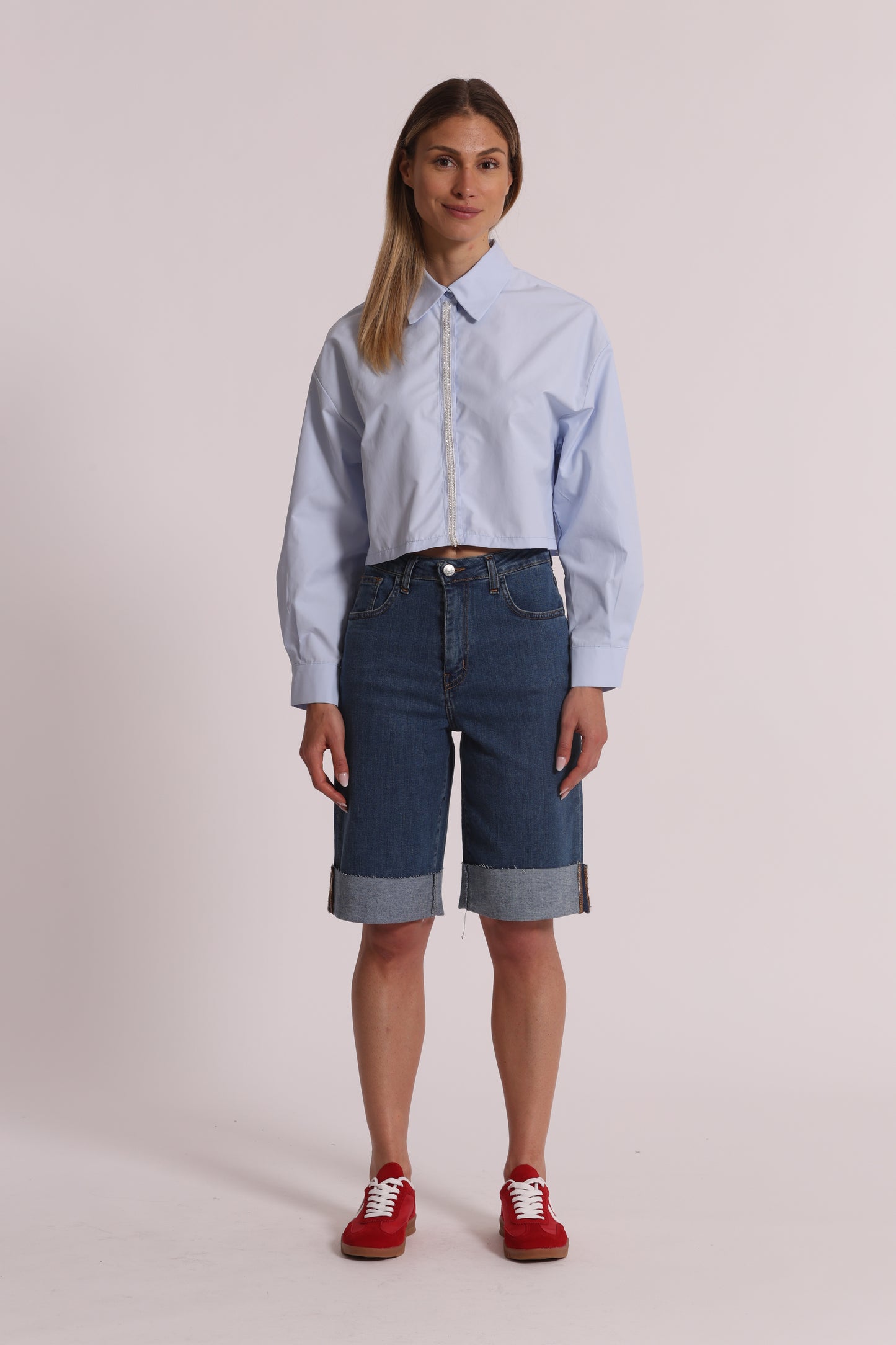JEANS BERMUDA IN BULL