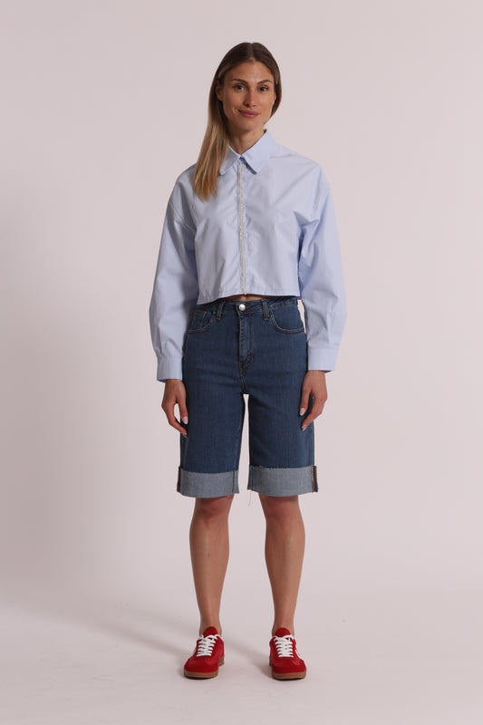 JEANS BERMUDA IN BULL