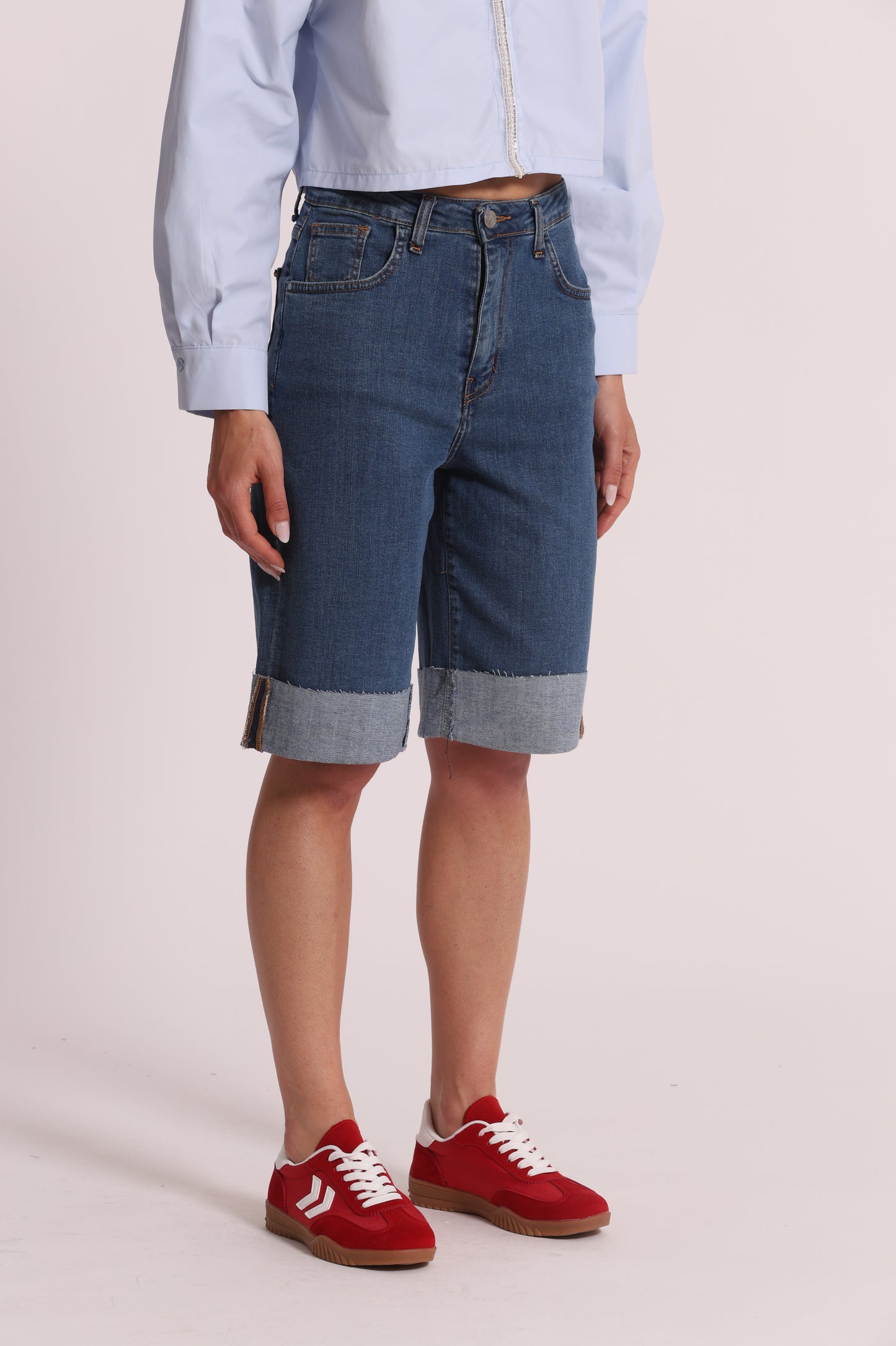 JEANS BERMUDA IN BULL
