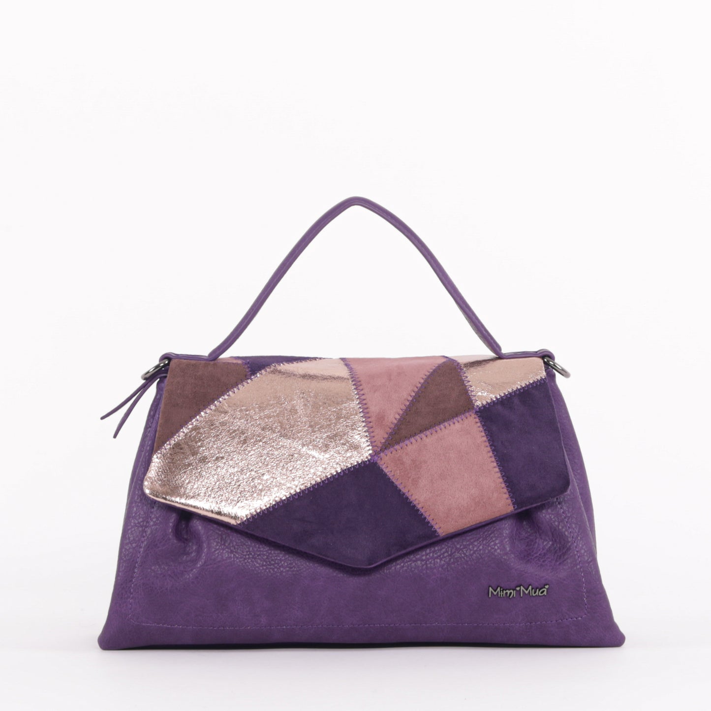 BORSA A MANO CON PATCHWORK