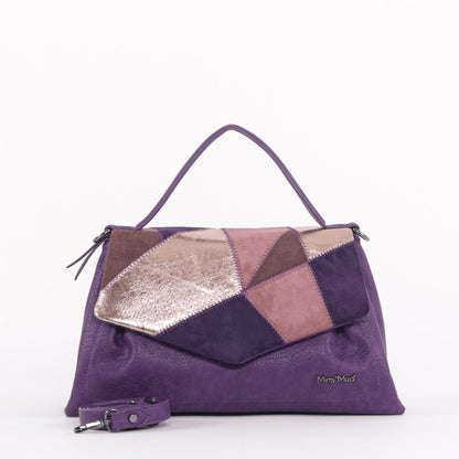 BORSA A MANO CON PATCHWORK