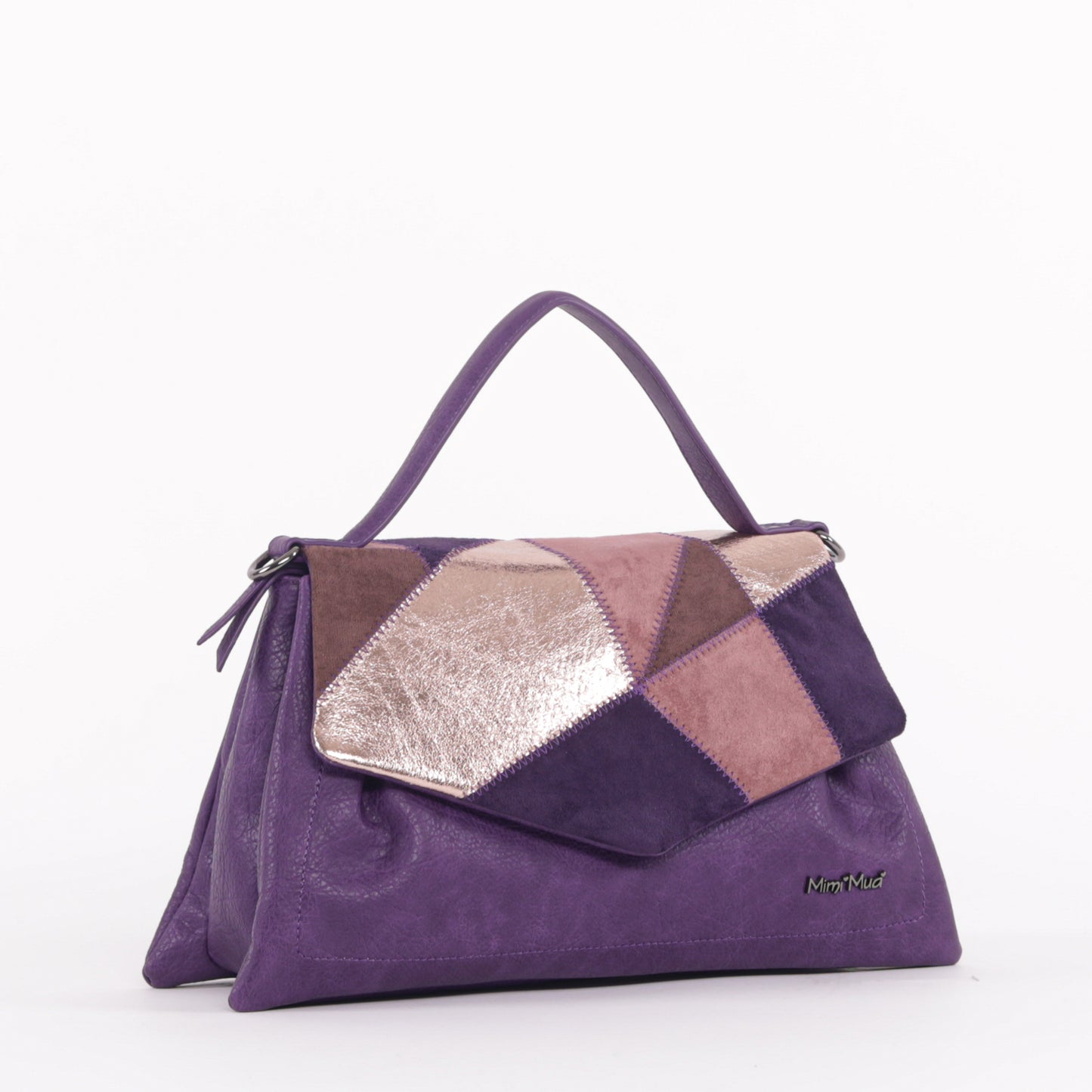 BORSA A MANO CON PATCHWORK