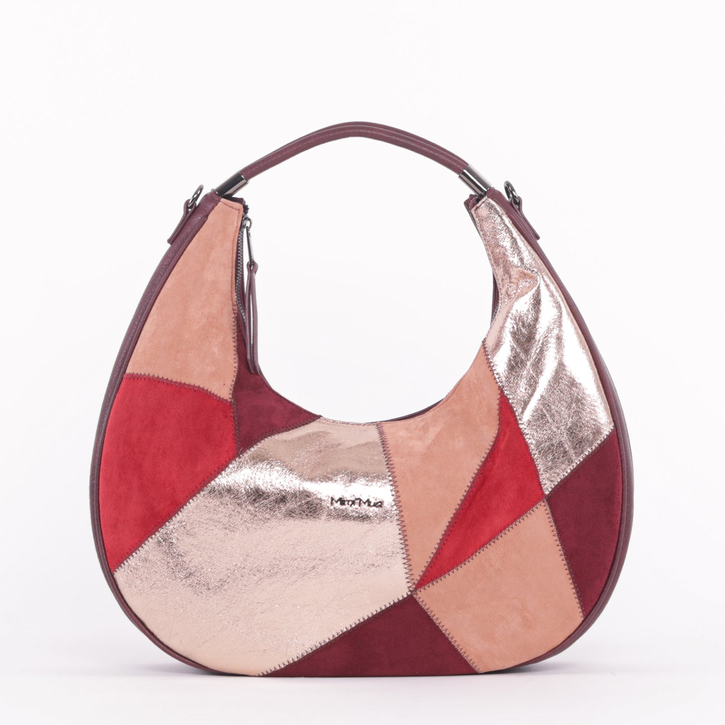 BORSA HOBO CON PATCHWORK