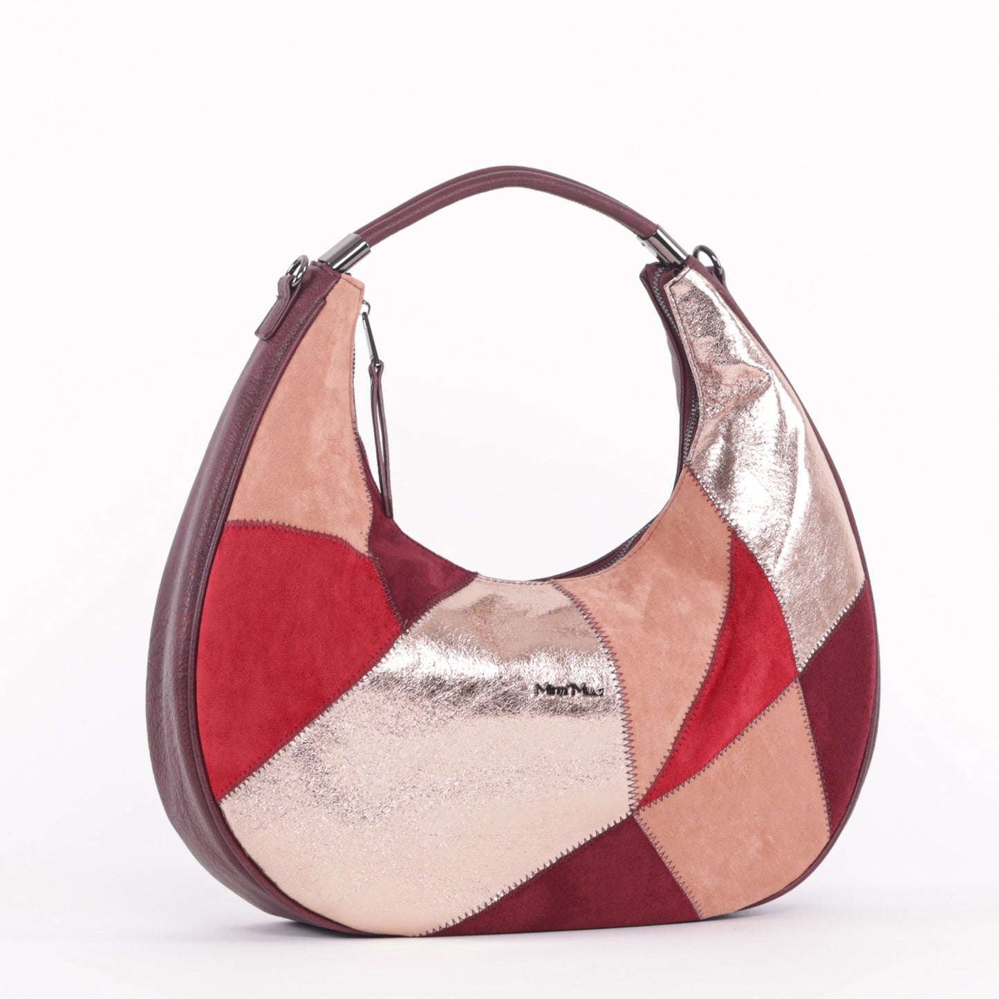 BORSA HOBO CON PATCHWORK