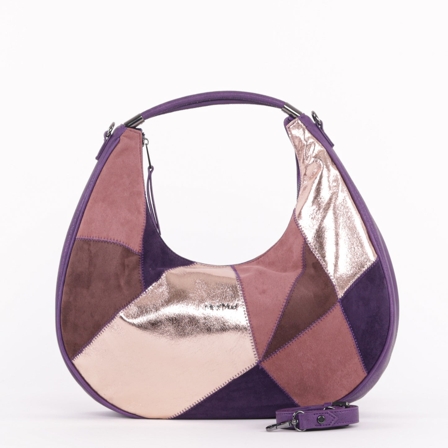 BORSA HOBO CON PATCHWORK