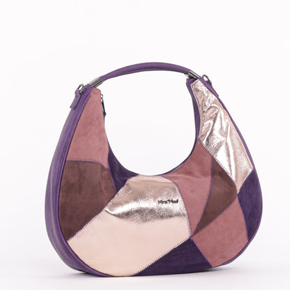 BORSA HOBO CON PATCHWORK