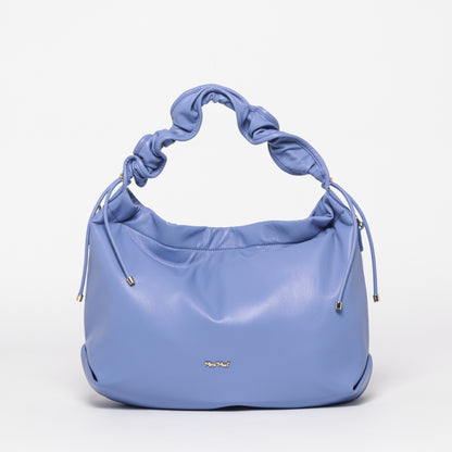 BORSA HOBO SPALLA CON ARRICCIO SU MANICO