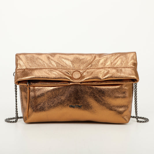 BORSA POCHETTE LAMINATA