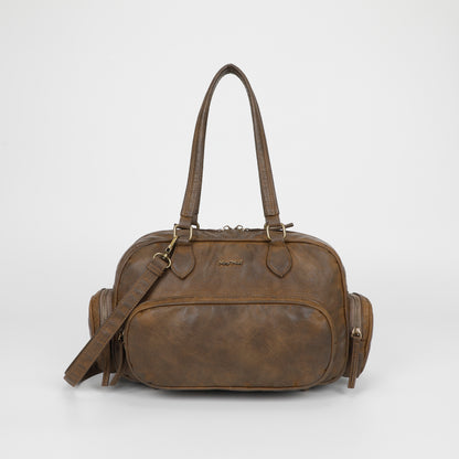 BORSA BAULETTO CON TASCHE