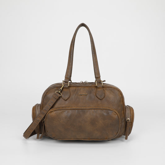 BORSA BAULETTO CON TASCHE