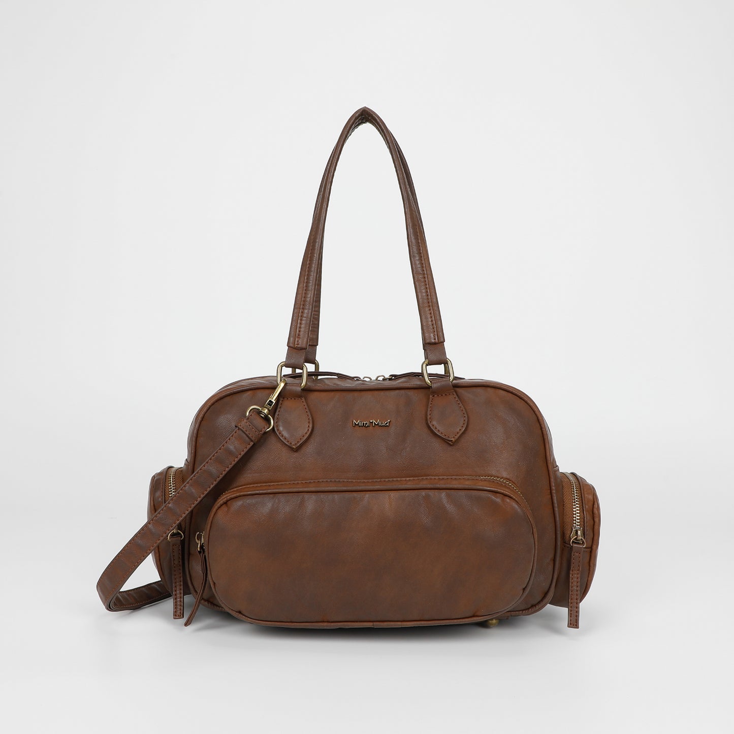 BORSA BAULETTO CON TASCHE