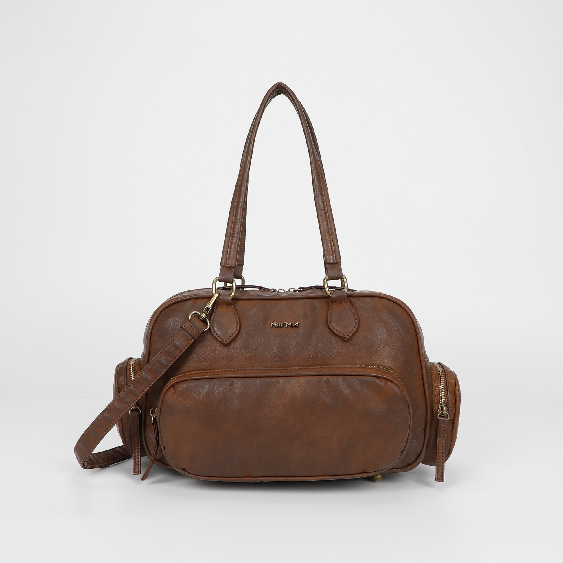 BORSA BAULETTO CON TASCHE