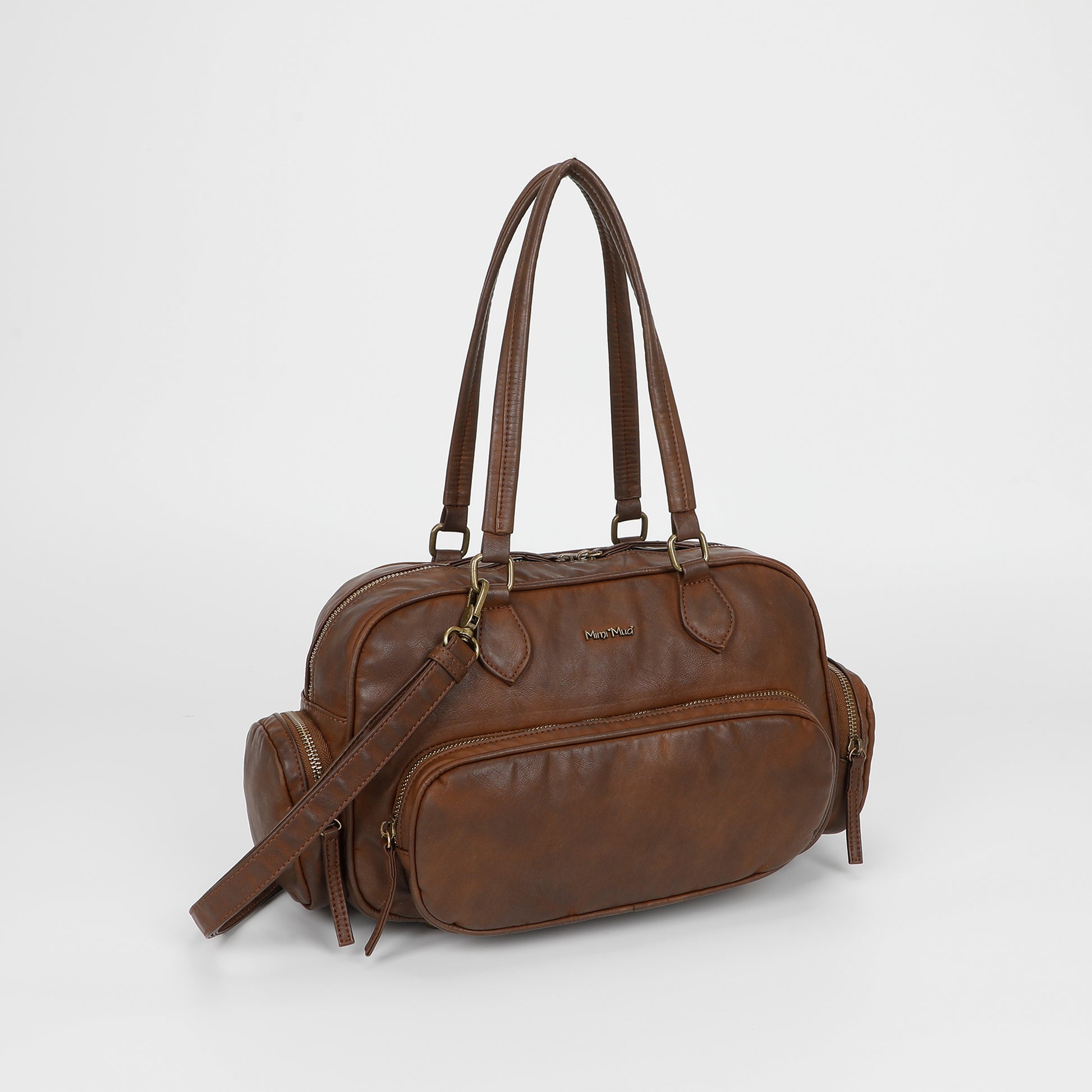 BORSA BAULETTO CON TASCHE