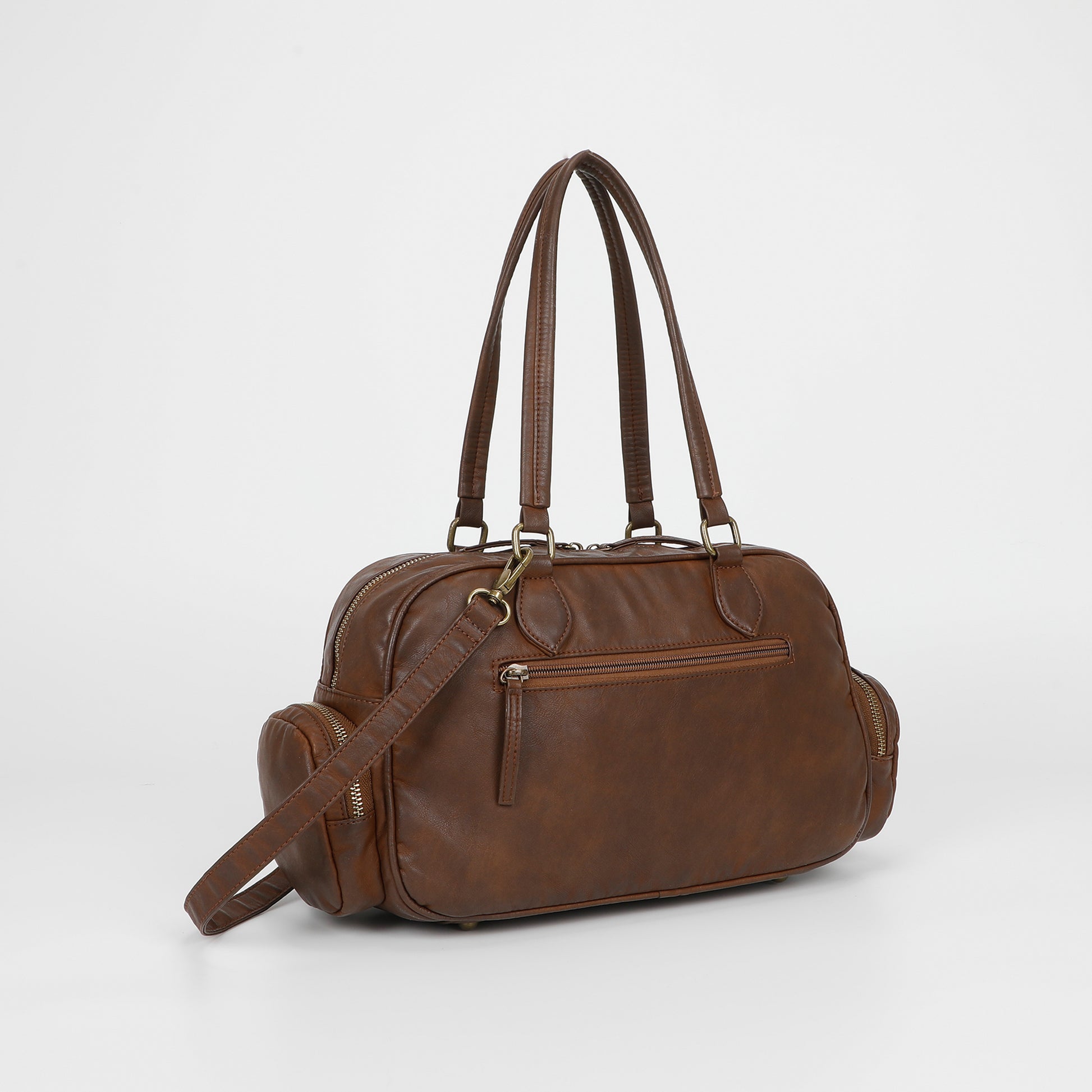 BORSA BAULETTO CON TASCHE