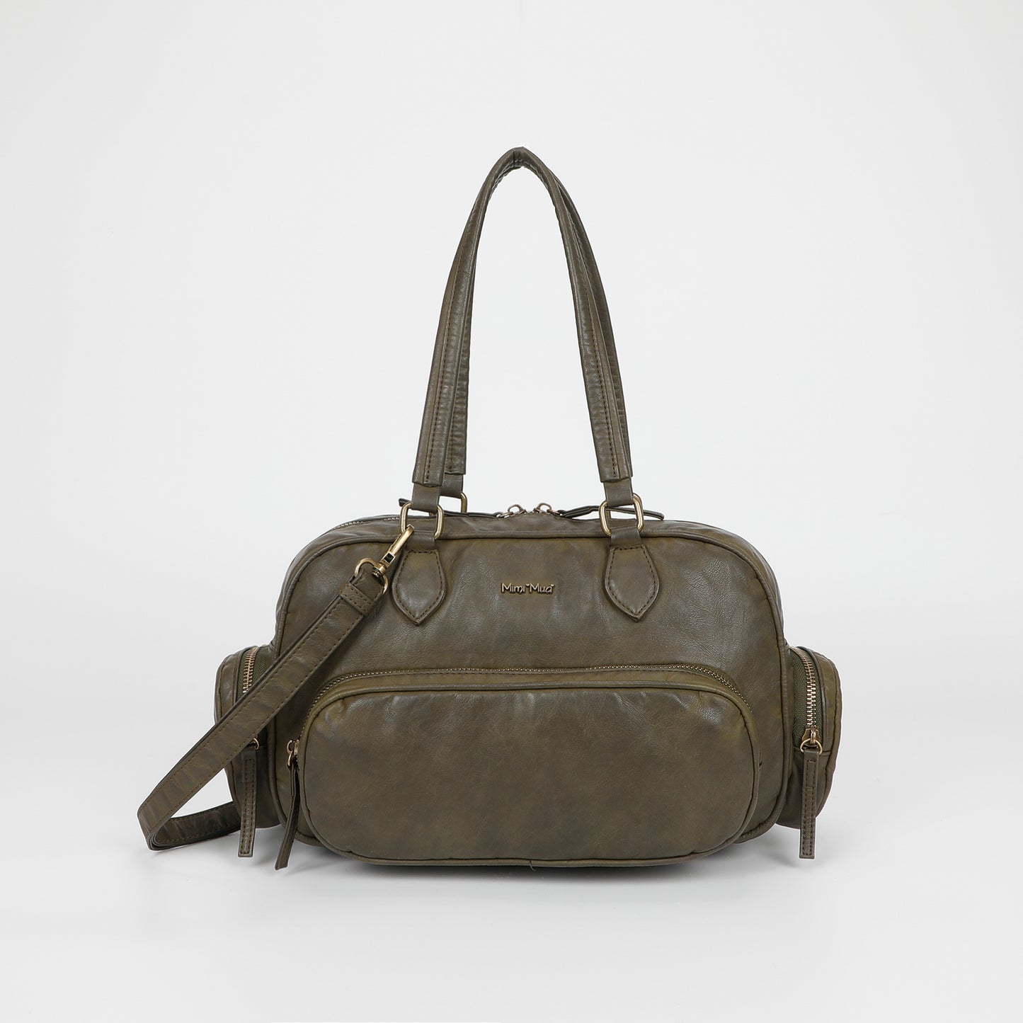 BORSA BAULETTO CON TASCHE