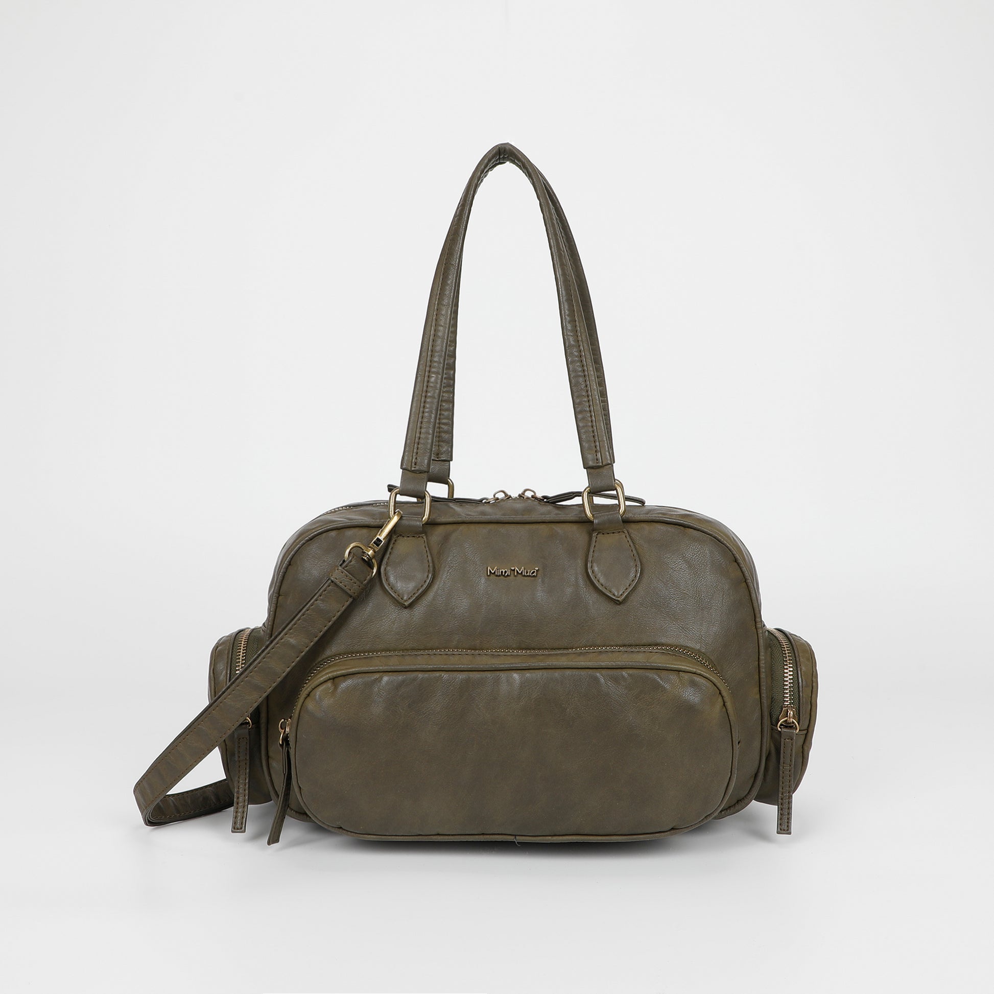 BORSA BAULETTO CON TASCHE