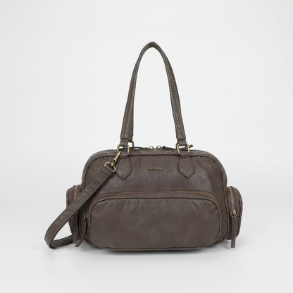 BORSA BAULETTO CON TASCHE