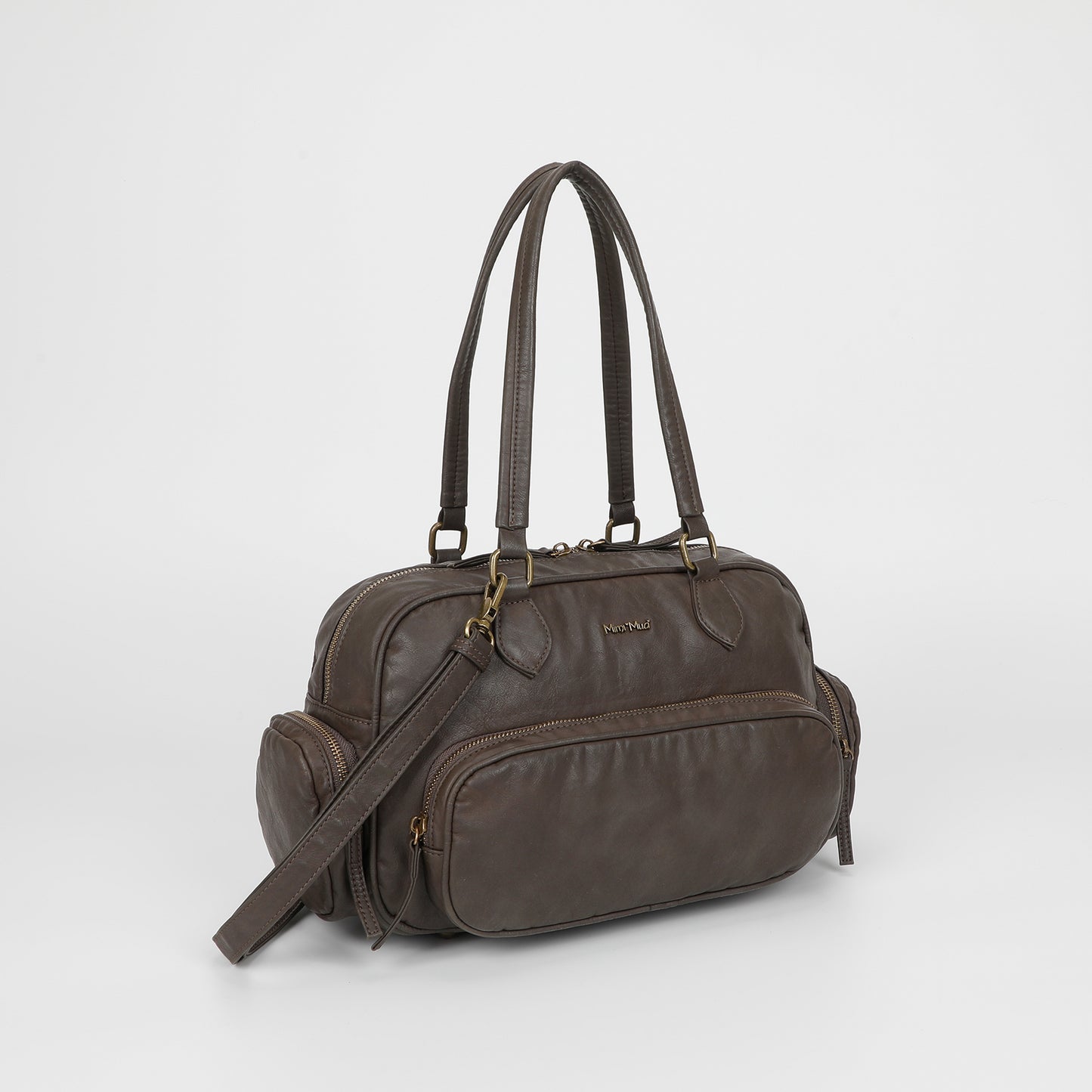 BORSA BAULETTO CON TASCHE