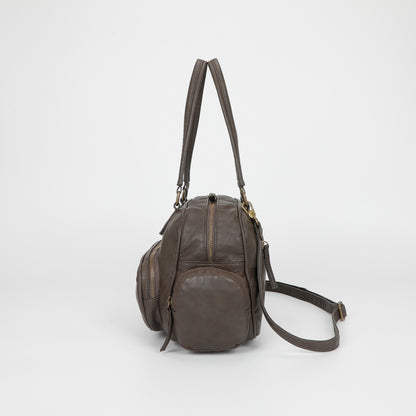 BORSA BAULETTO CON TASCHE