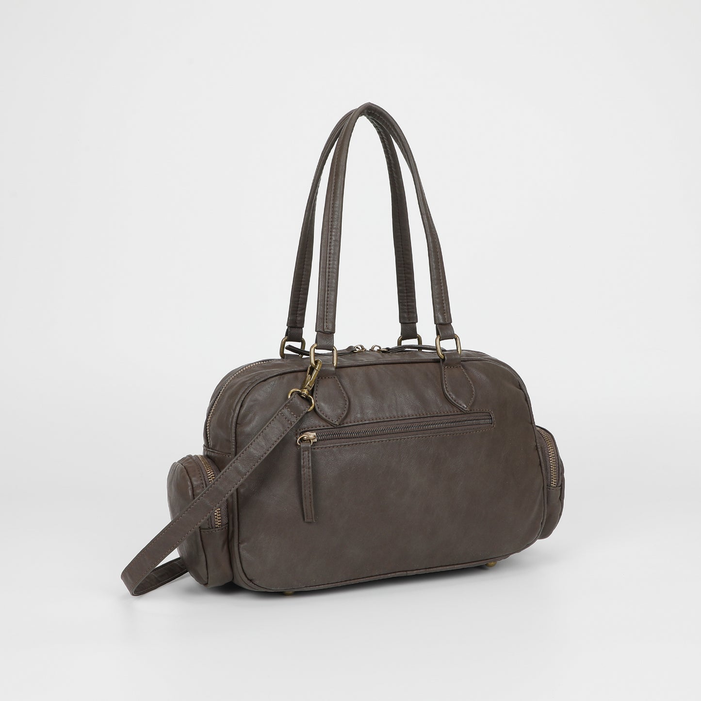 BORSA BAULETTO CON TASCHE