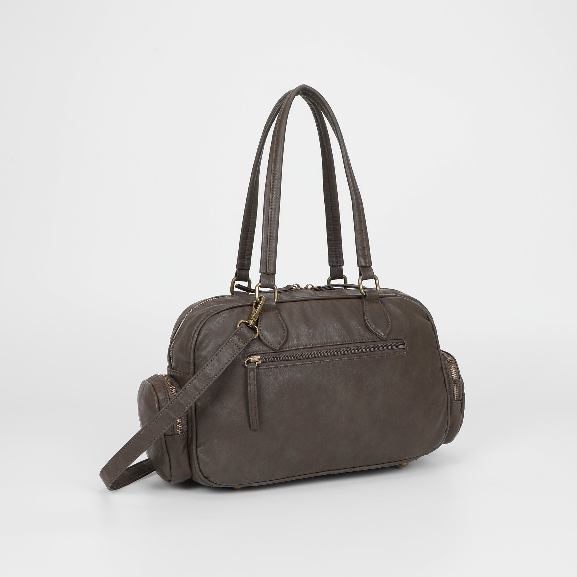 BORSA BAULETTO CON TASCHE