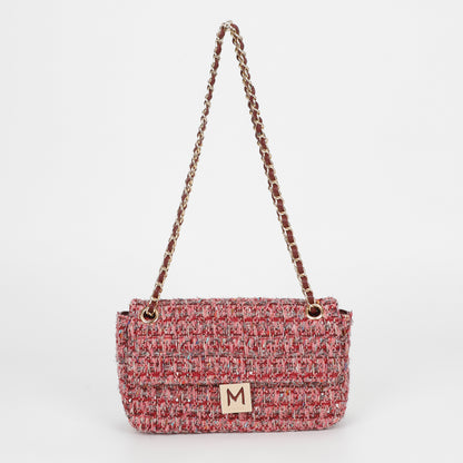 BORSA A TRACOLLA IN TESSUTO
