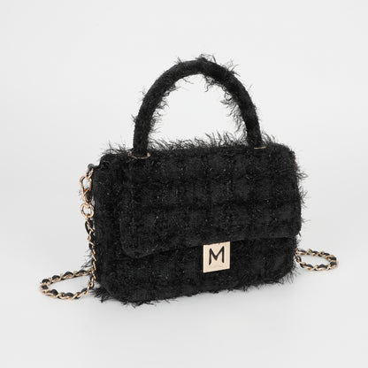 BORSA A TRACOLLA IN TWEED