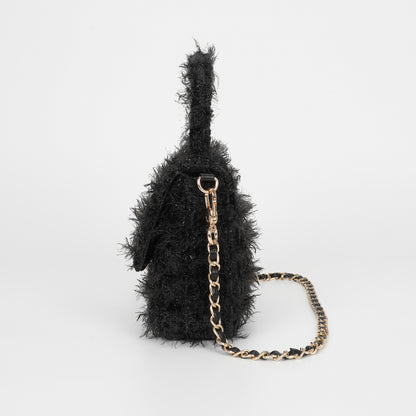 BORSA A TRACOLLA IN TWEED