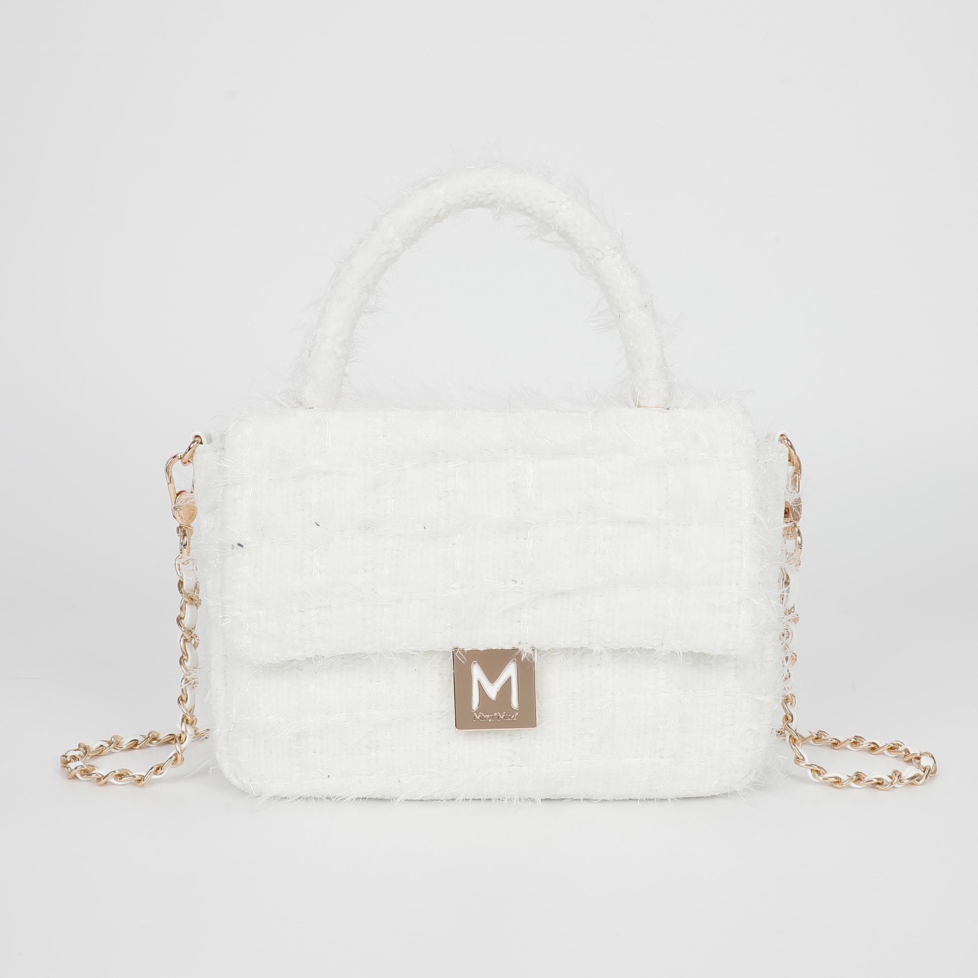 BORSA A TRACOLLA IN TWEED
