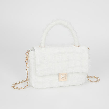 BORSA A TRACOLLA IN TWEED