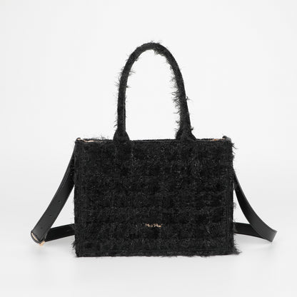 BORSA SHOPPER MEDIA IN TWEED