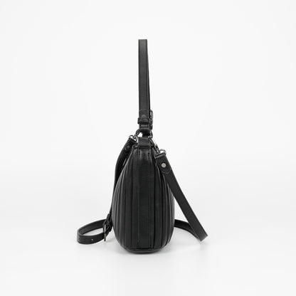 BORSA A SPALLA PICCOLA PLISSETTATA