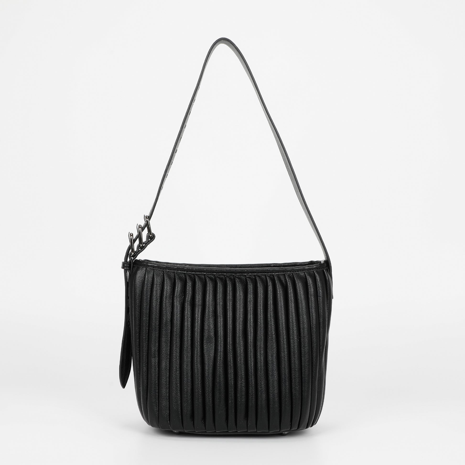 BORSA A TRACOLLA PLISSETTATA