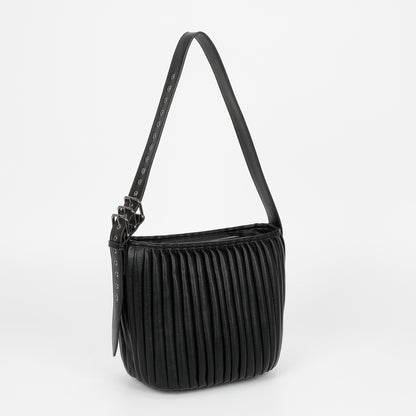 BORSA A TRACOLLA PLISSETTATA