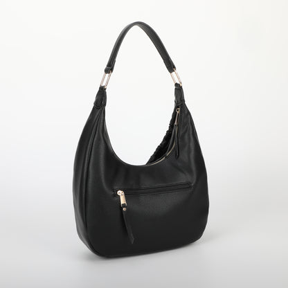 BORSA HOBO CON DETTAGLIO ARRICCIATO