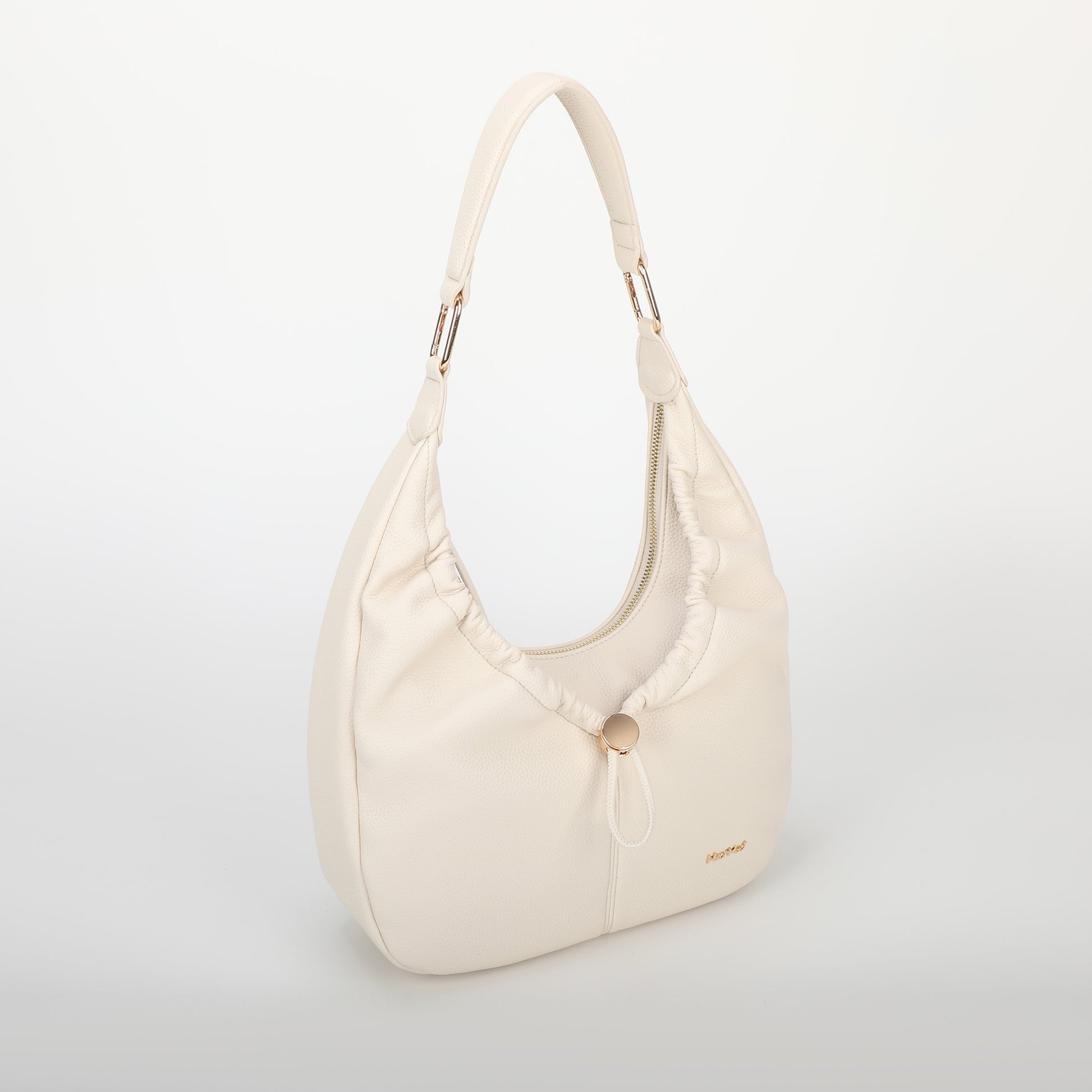BORSA HOBO CON DETTAGLIO ARRICCIATO