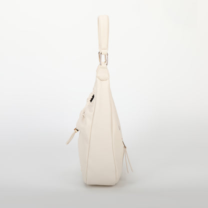 BORSA HOBO CON DETTAGLIO ARRICCIATO