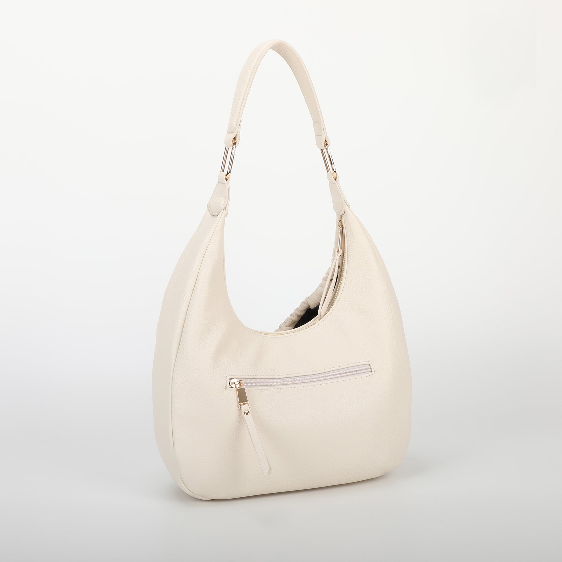BORSA HOBO CON DETTAGLIO ARRICCIATO