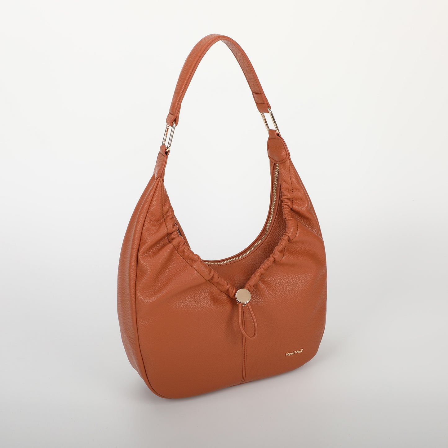 BORSA HOBO CON DETTAGLIO ARRICCIATO