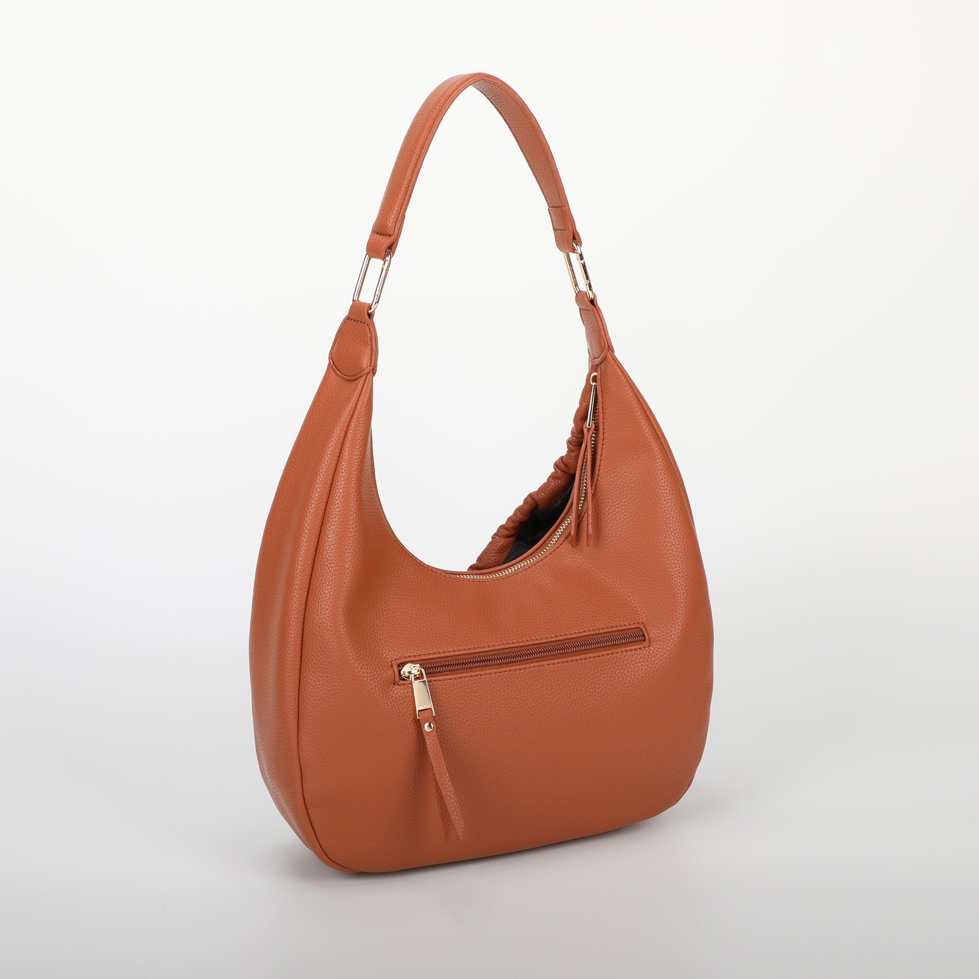 BORSA HOBO CON DETTAGLIO ARRICCIATO
