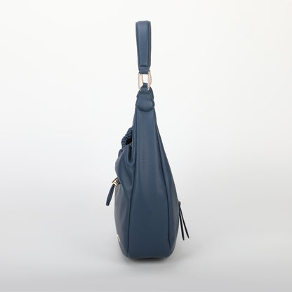 BORSA HOBO CON DETTAGLIO ARRICCIATO