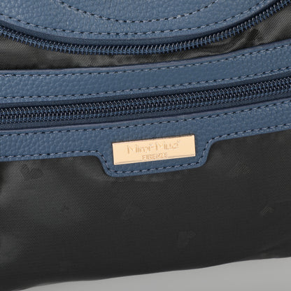 BORSA A SPALLA CON DETTAGLIO ARRICCIATO