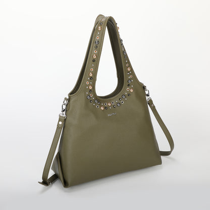 BORSA A SACCA CON BORCHIE
